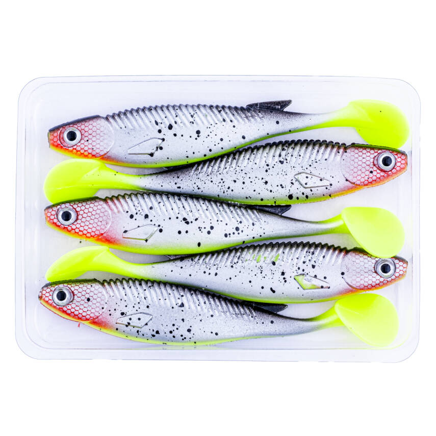 Fishack PredatorX Silikon Sahte Balık - 10g 100mm - UV Boyalı - Blade ile Avlarınızı Zirveye Taşıyın! - 4