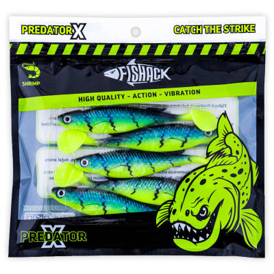 Fishack PredatorX Silikon Sahte Balık - 10g 100mm - UV Boyalı - Radar - 5