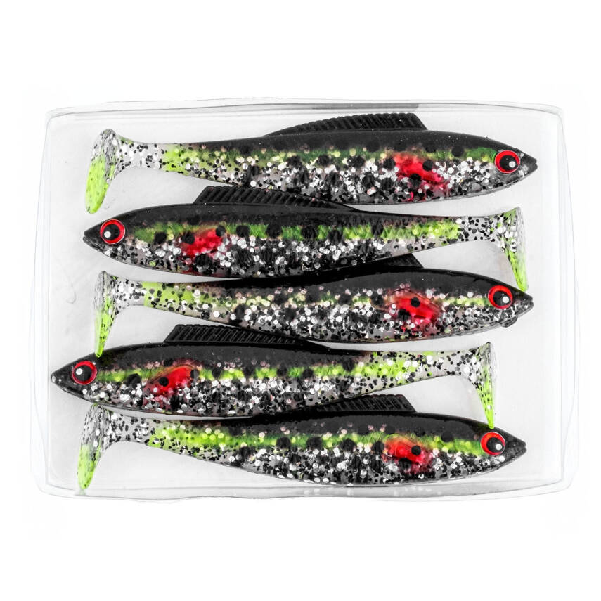 Fishack PredatorX Silikon Sahte Balık - 4,5g 85mm - UV Boyalı - Fleck - 4