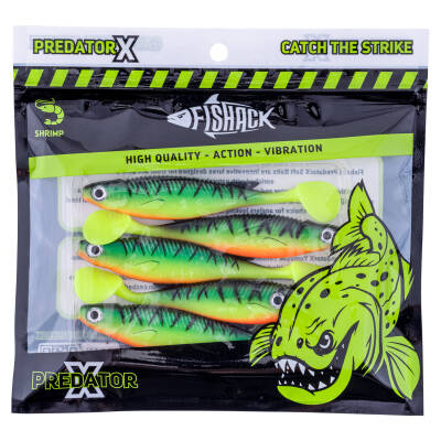 Fishack PredatorX UV Boyalı Silikon Sahte Balık - 10g 100mm - 5