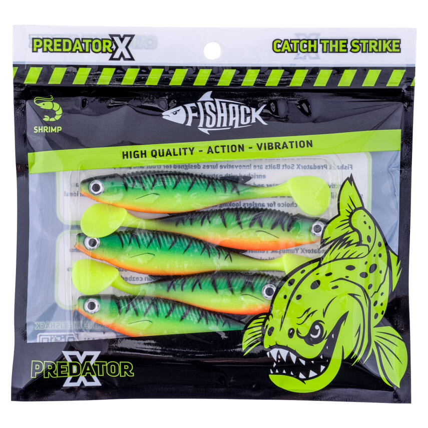 Fishack PredatorX UV Boyalı Silikon Sahte Balık - 10g 100mm - 5