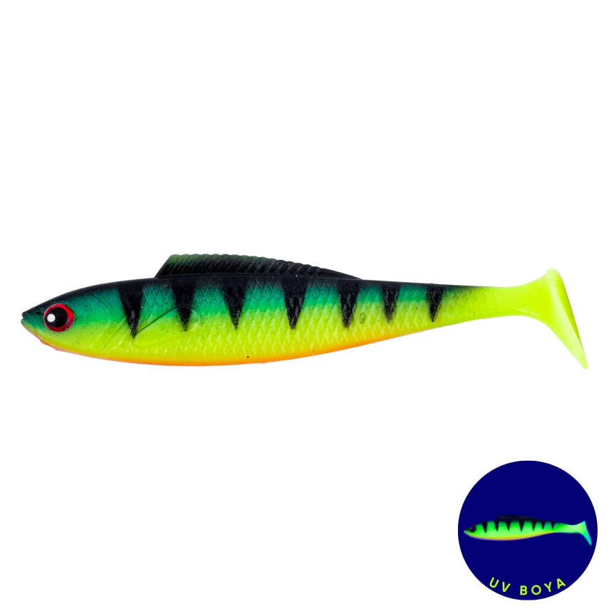 Fishack PredatorX UV Boyalı Silikon Sahte Balık - 85mm 4,5g Volt - 1