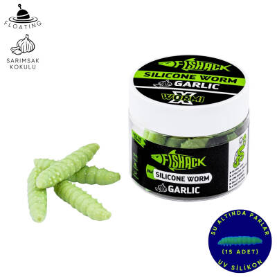 Fishack Sarımsak Aromalı Silikon Yüzen Alabalık Sahte Yemi - 37mm
