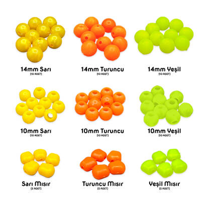 Fishack Carp Pearl 75 Parça Sazan Boncuk Seti - 2