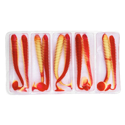 Silikon Kurt Yem - 4,2g 105mm - Turna/Levrek Silikonu - Karides Kokulu - 4