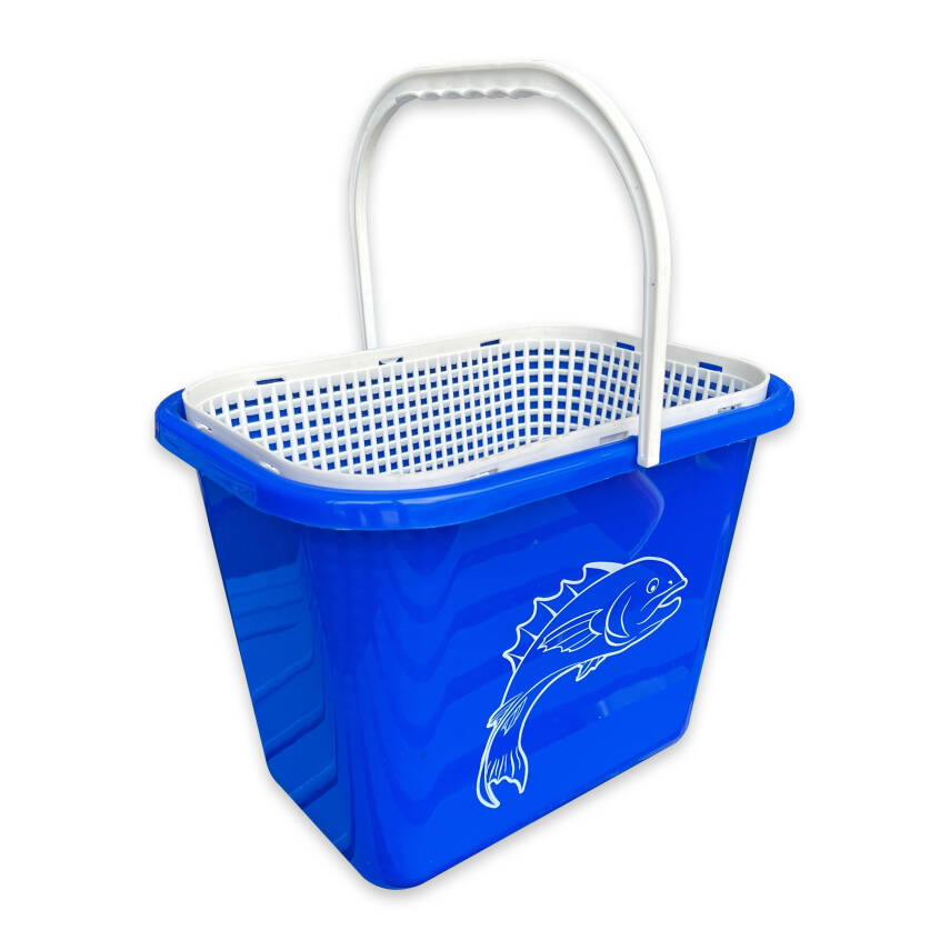Fishack Süzgeçli Balıkçı Kovası - 15 Litre - Mavi (Kod 179) - 2