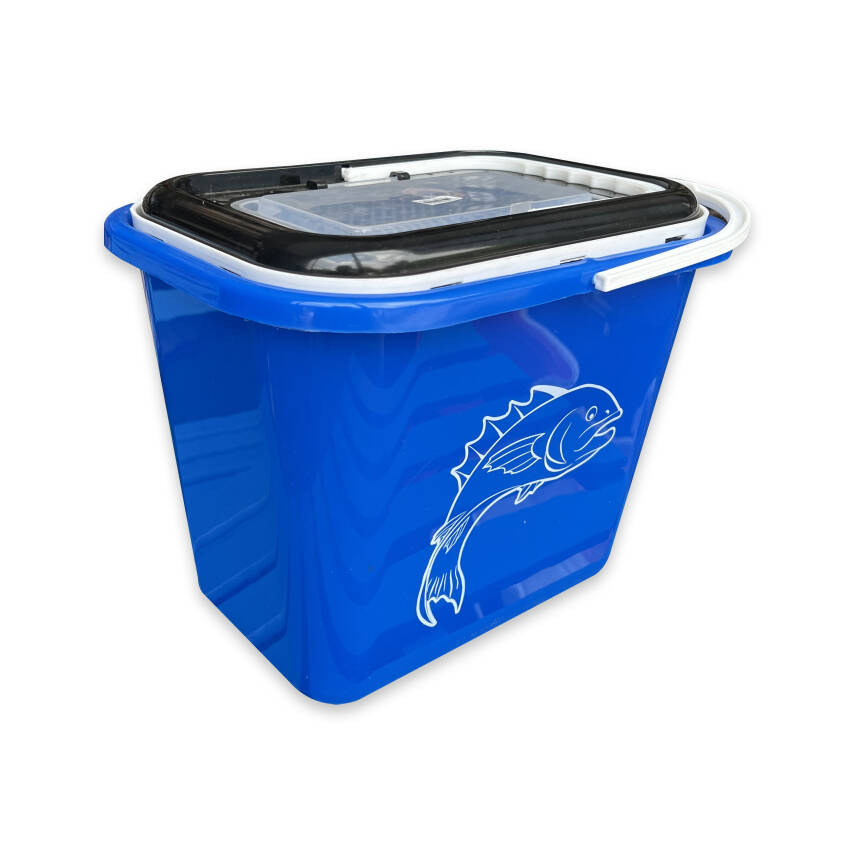 Fishack Süzgeçli Balıkçı Kovası - 15 Litre - Mavi (Kod 179) - 4