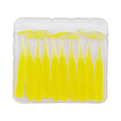 Fishack Wormix Fluo Green UV Silikon Kurt Yem - 1g 50mm - 10 Adet - 4