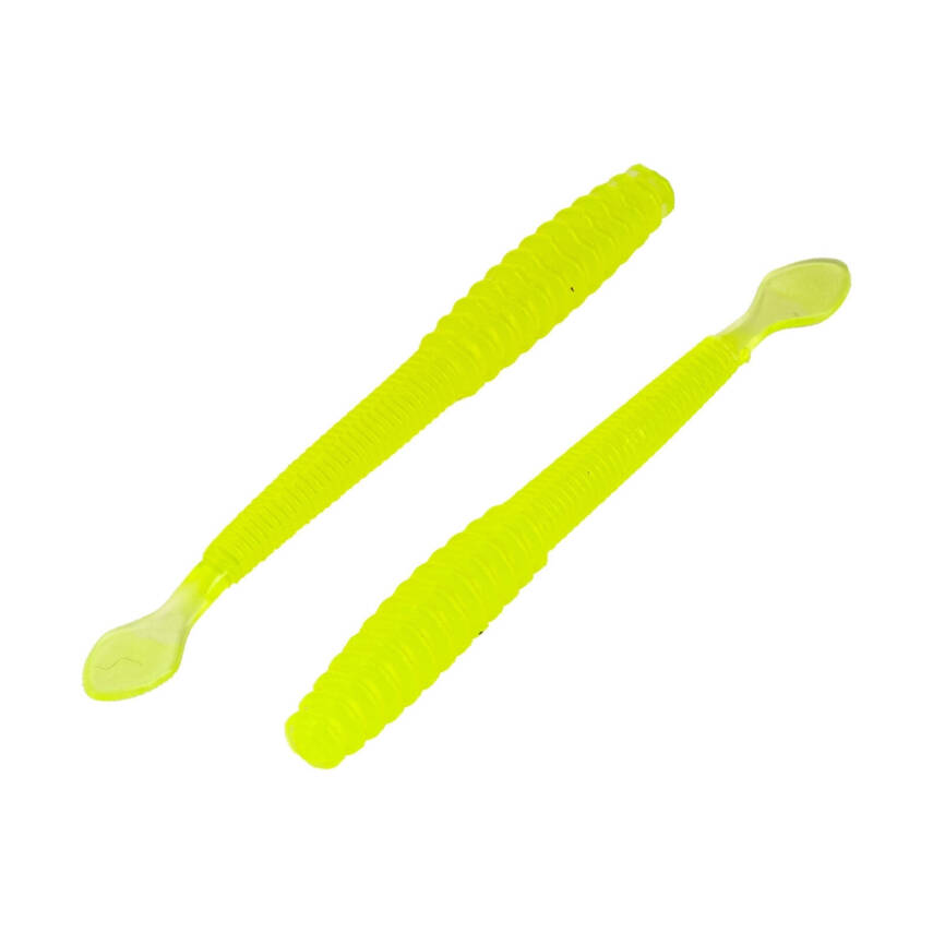 Fishack Wormix Fluo Green UV Silikon Kurt Yem - 2,2g 87mm - 2