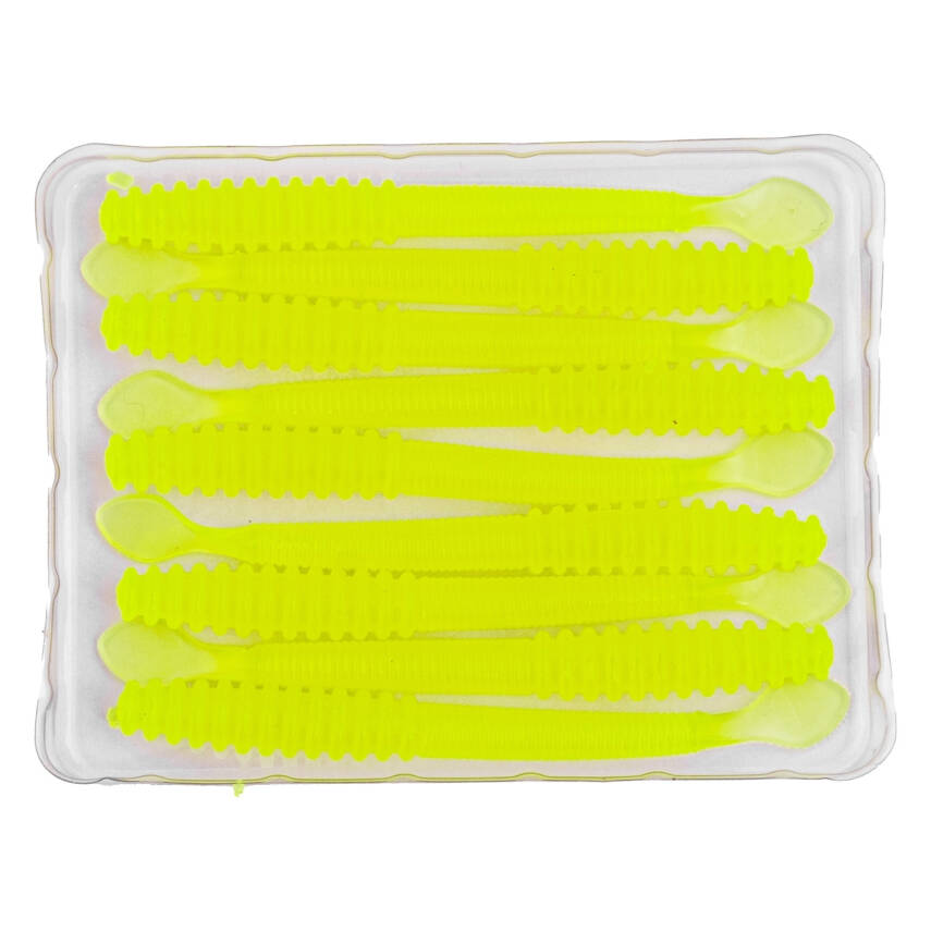 Fishack Wormix Fluo Green UV Silikon Kurt Yem - 2,2g 87mm - 4