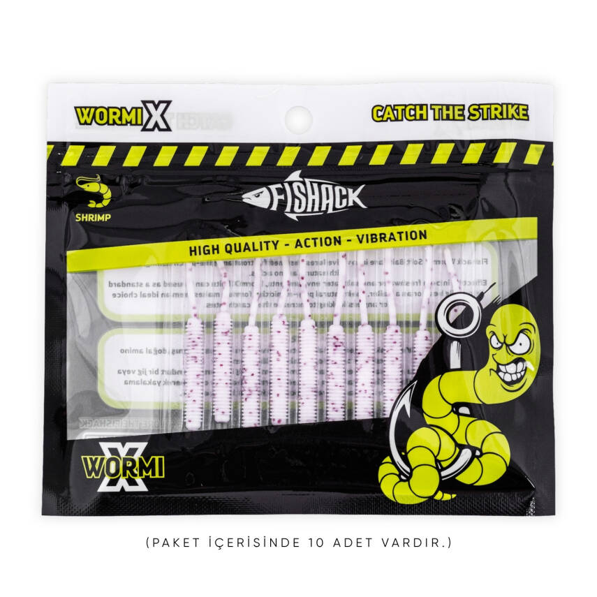 Fishack Wormix Silikon Kurt Yem - LRF Avlarınız İçin Mükemmel Seçim - 4