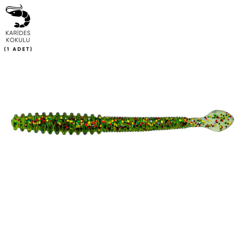 Fishack Wormix Silikon Kurt Yem - 2,2g 87mm - Jungle: Karides Kokulu Avcı - 1