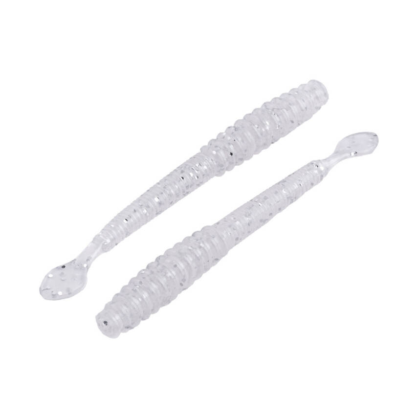 Fishack Wormix Silikon Kurt Yem - 2,2g 87mm - Silver White: Balık Avında Yeni Bir Boyut - 2