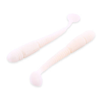 Fishack Wormix Silikon Kurt Yem - Karides Kokulu - UV Beyaz - 3