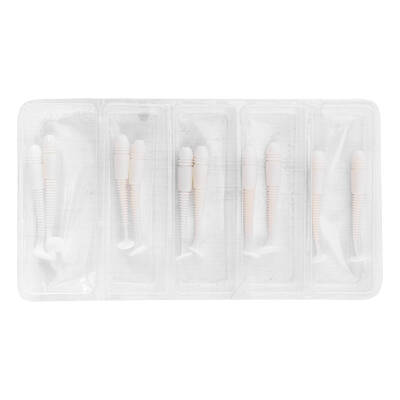 Fishack Wormix Silikon Kurt Yem - Karides Kokulu - UV Beyaz - 4