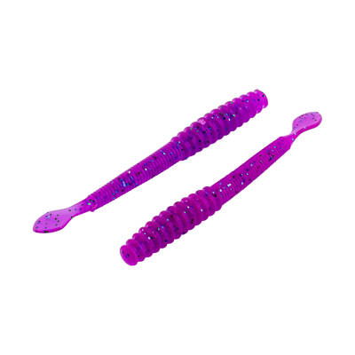 Silikon Kurt Yem - 2,2g 87mm - Fishack Wormix - Purple - UV Silikon - 2