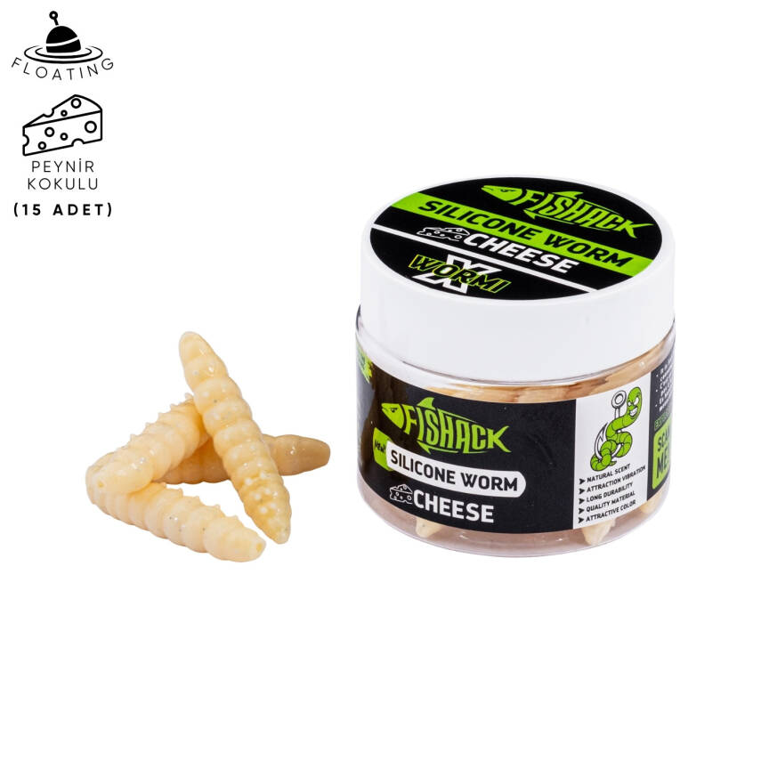 Fishack Yüzen Silikon Alabalık Sahtesi - 37mm Peynir Aromalı Trout Bait - 1