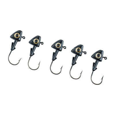 Kurşunlu Jighead Zoka - 6g - Fishack - Siyah (XHA07) - 5 Adet - 4