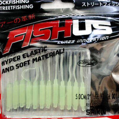 Fishus LRF Silikon Solucan Yem Seti - Ultra Hafif Balık Avı İçin 5cm