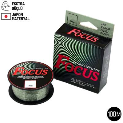 Hayalet Olta Misinası - Focus - 100 Metre - Ekstra Güçlü - 0.35mm - Japon Materyal