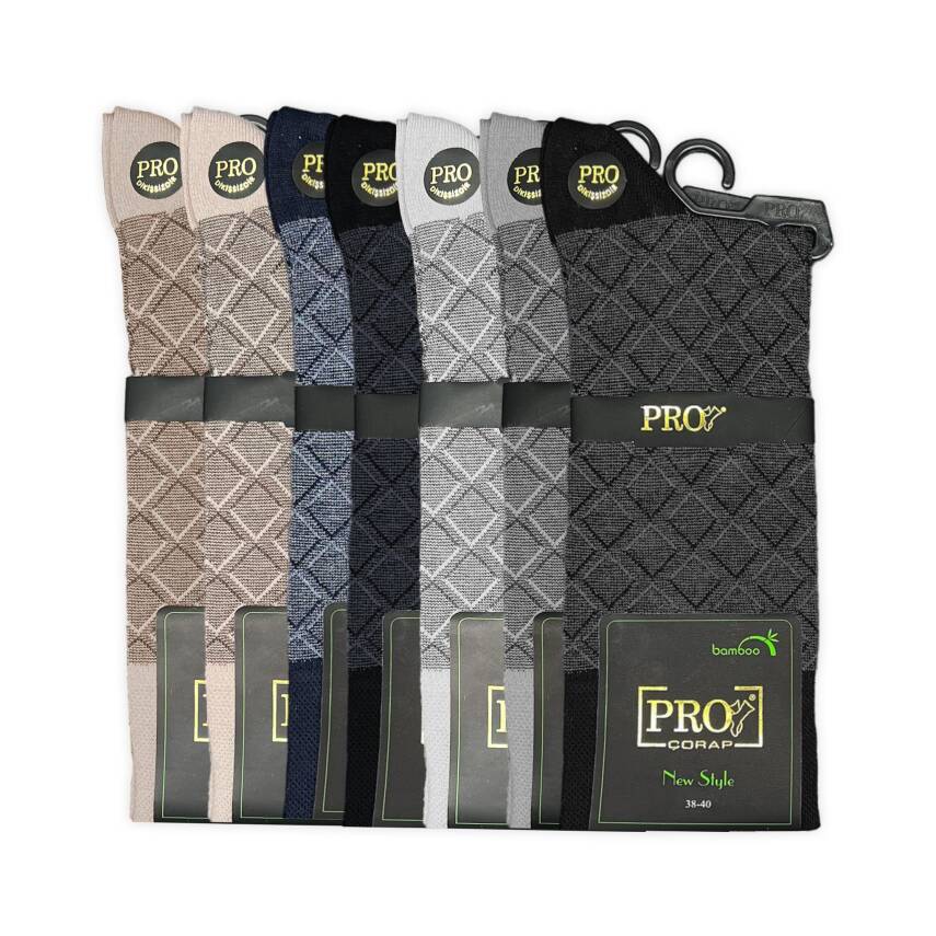 G.Poti Bambu Erkek Çorap Seti - Pro Çorap 7'li Paket - Terletmeyen Konfor - 2