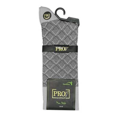 G.Poti Pro Bambu Erkek Çorap - Kül Gri Renk Konforlu Günlük Çorap - 2