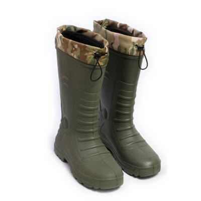 Gezer Eva Konçlu Su Geçirmez Uzun Çizme - Avcı ve İşçi Çizmesi - 1
