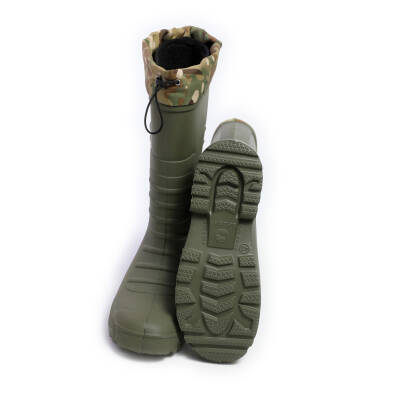 Gezer Eva Konçlu Su Geçirmez Uzun Çizme - Avcı ve İşçi Çizmesi - 5