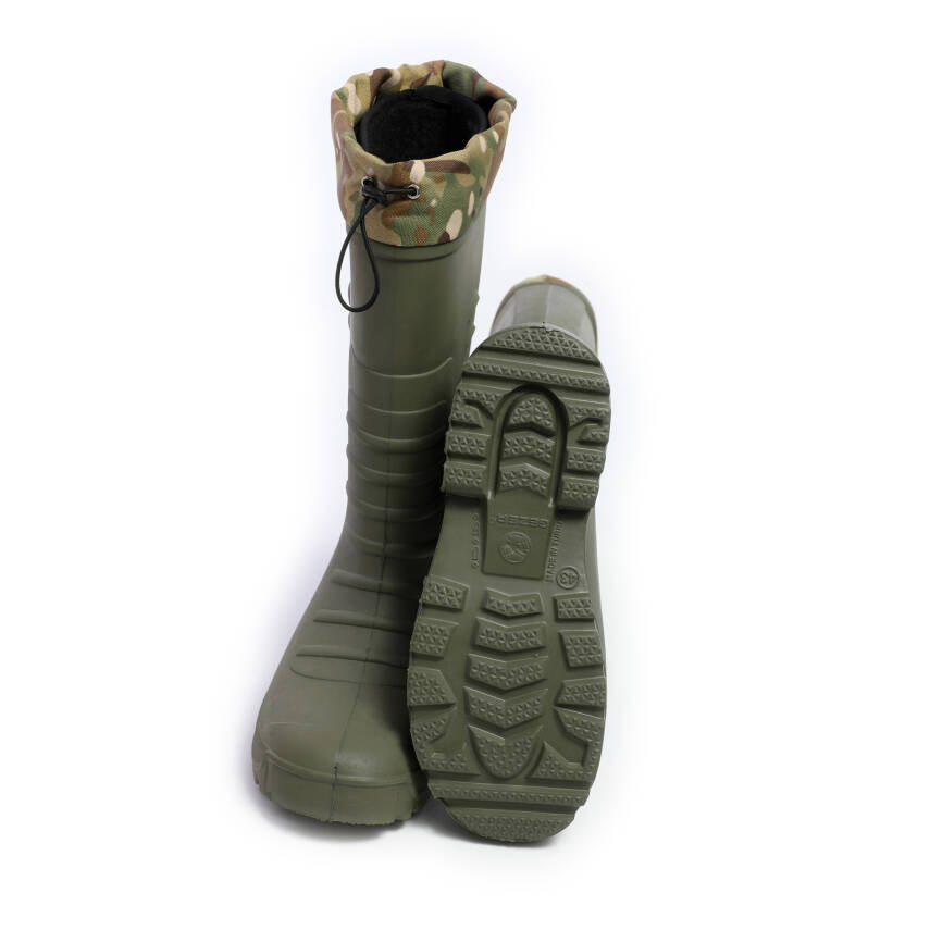 Gezer Eva Konçlu Su Geçirmez Uzun Çizme - Avcı ve İşçi Çizmesi - 5