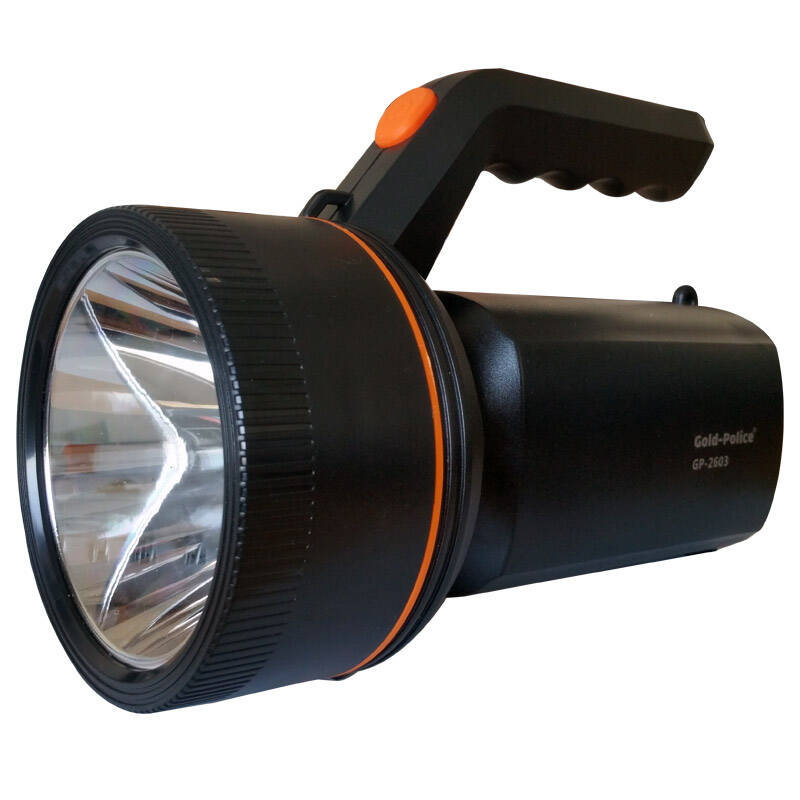 Gold Police GP-2603 Şarj Edilebilir Süper Parlak El Feneri Projektör - 1