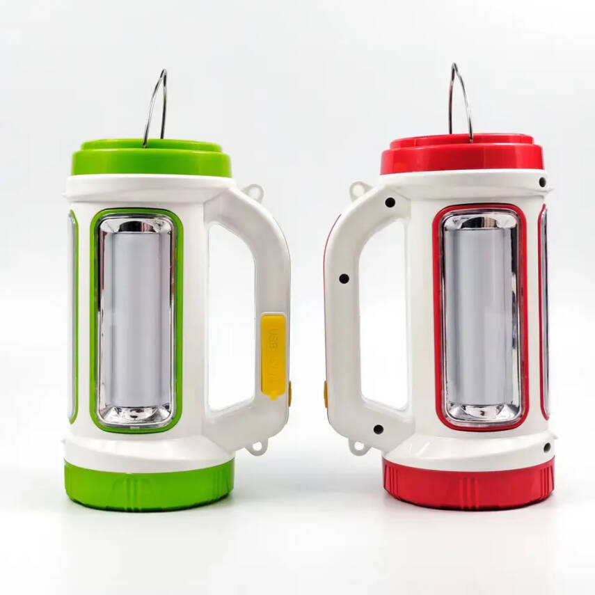 Gold Police Solar&Şarjlı El Feneri JQ-6088 3 W (Projektör) Yeşil - 5