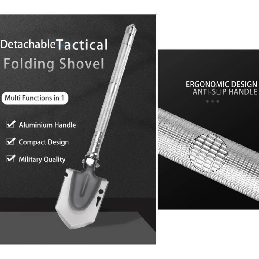 Multi Fonksiyonlu Kamp Küreği - Grand Harvest - GBC-S01-2 - 4