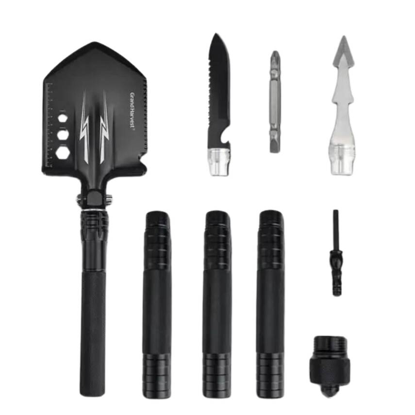 Multi Fonksiyonlu Kamp Küreği - Grand Harvest - GBC-M01 - 2