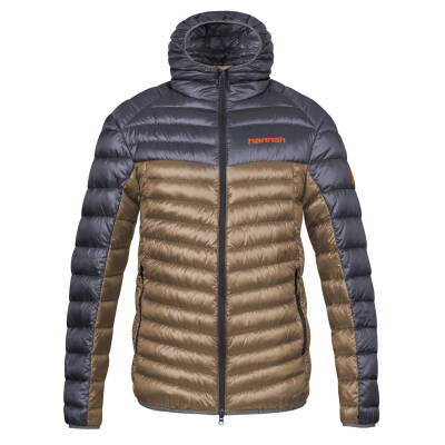 Hannah Arden Erkek Kaz Tüyü Dolgulu Kışlık Mont - Asphalt / Haki Renk Seçeneği