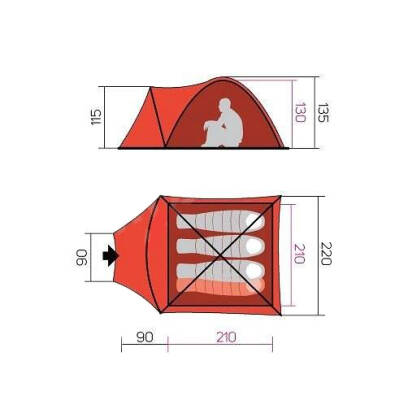 Hannah Harbor 4 Kişilik 3 Mevsim Çadır - Spring Green - 4