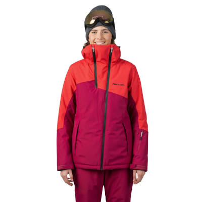 Hannah Maky Col Kadın Kar Montu - Nar Çiçeği/Deniz Anemonu - Su Geçirmez Kayak Montu - 3