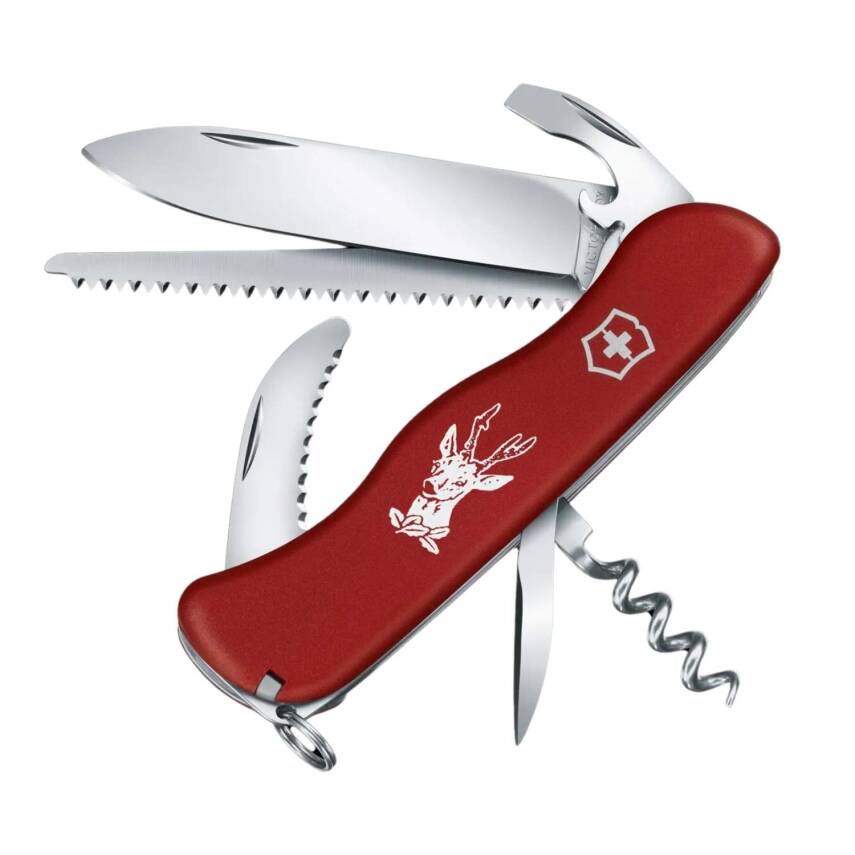 Hunter Kırmızı Çakı - Victorinox - 0.8573: Avcıların ve Doğa Tutkunlarının Vazgeçilmezi - 1