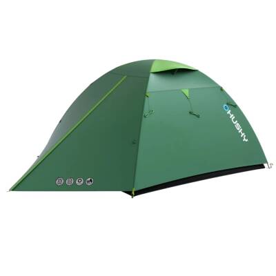 Husky Bird 3 Yeşil - 3 Kişilik Kamp Çadırı | Su Geçirmez Doğa Çadırı