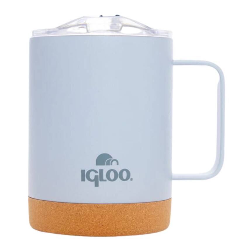 Igloo Cork Duman Mavi Çelik Mug Termos - 350ml - 1
