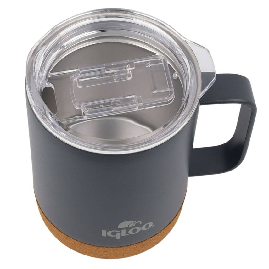 Igloo Cork Füme Çelik Mug Termos - 350ml - 3