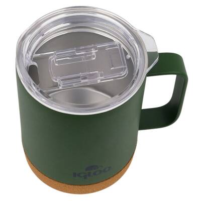 Igloo Cork Haki Çelik Mug Termos - 350ml - 3