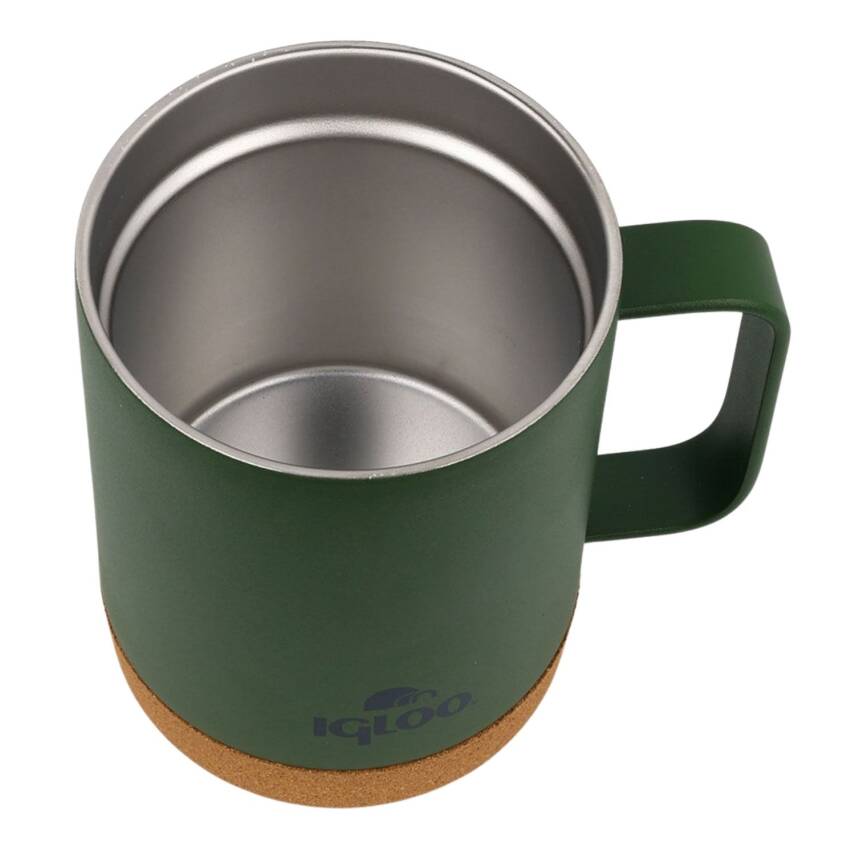 Igloo Cork Haki Çelik Mug Termos - 350ml - 4