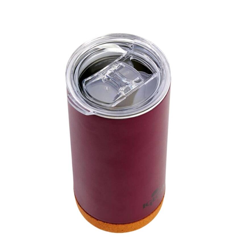 Igloo Cork Bordo Çelik Mug Termos - 500ml - 3