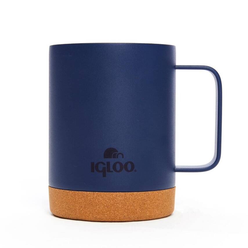 Igloo Cork Lacivert Çelik Mug Termos - 350ml - 2