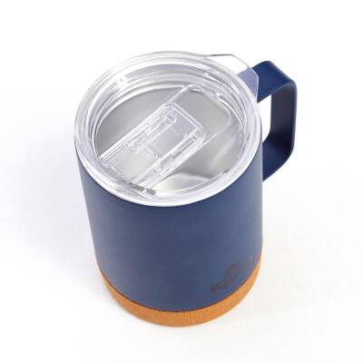 Igloo Cork Lacivert Çelik Mug Termos - 350ml - 3