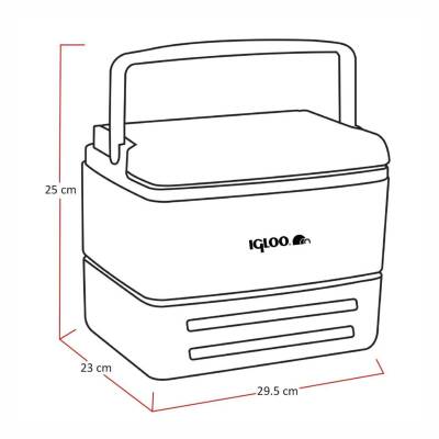 Igloo EliteCore 8.2 Litre Kırmızı Buzluk - Kompakt Serinlik Çözümü - 2