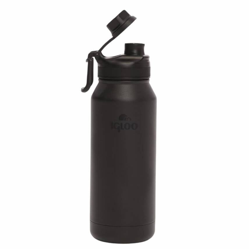 Igloo Sportsman 1.2 Litre Çelik Termos - Siyah - 3