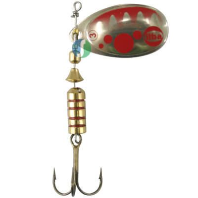 ILBA Bubble B20113 Döner Alabalık Turna Kaşığı - Gümüş Kırmızı No:3