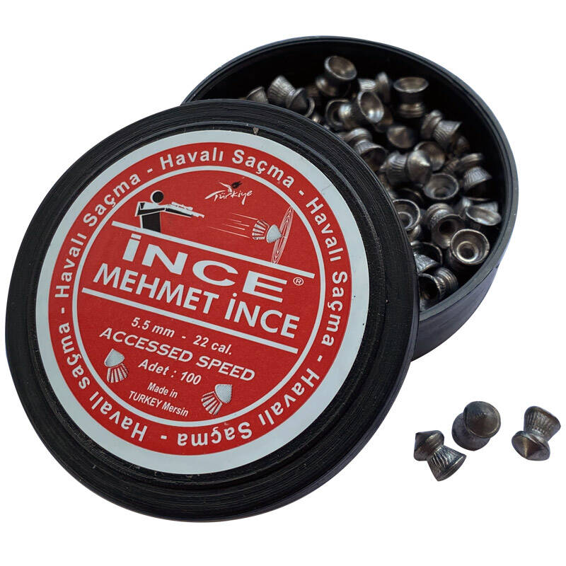 İnce Mehmet 5.5 mm Havalı Tüfek Saçması (100'lü) - 1
