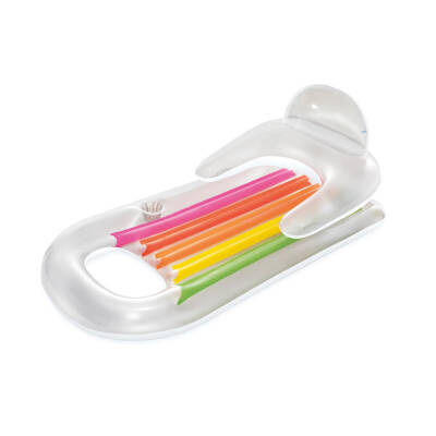 Şişme Havuz Deniz Yatağı - Sultan Yatağı - Bardaklıklı - Gümüş (58802EU) - 2